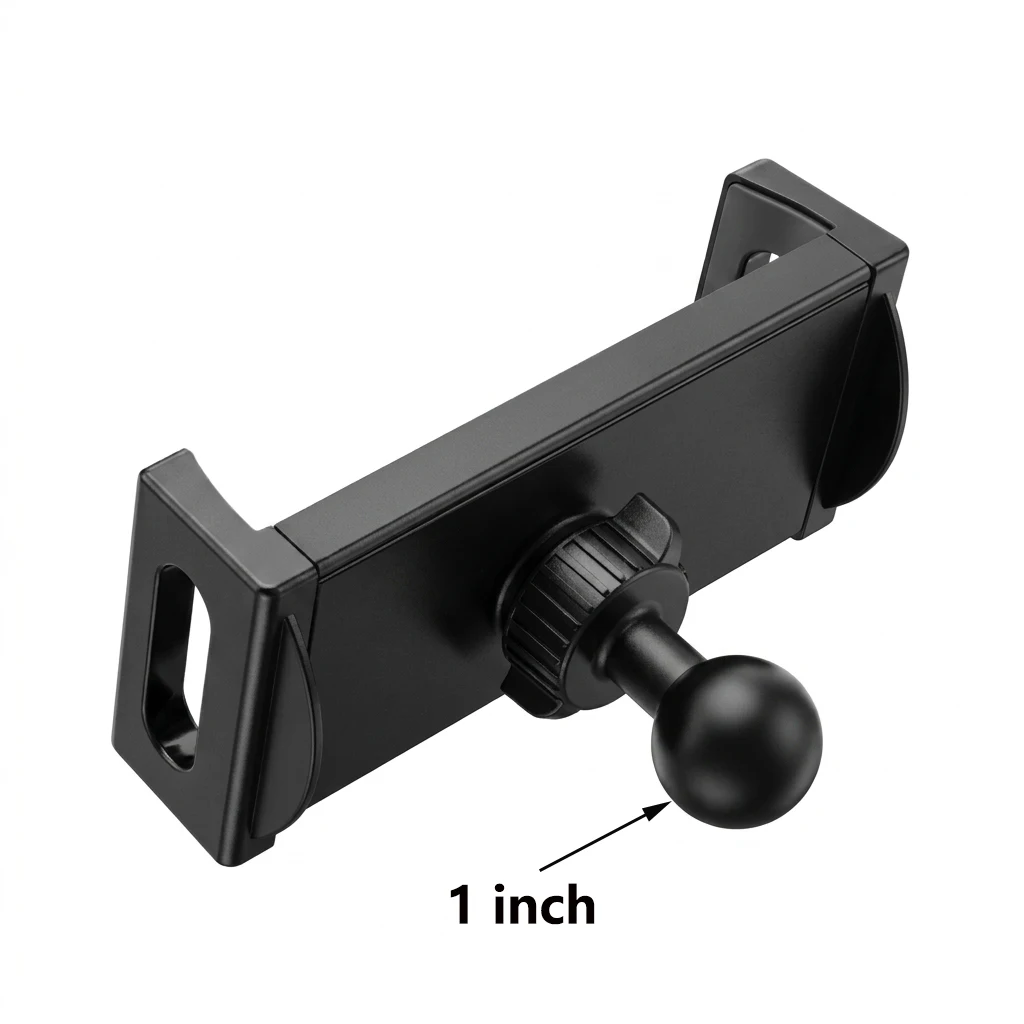 Heavy Duty Tablet Holder Mount with 1 Inch 25mm Ball Head for Ipad Clamp Stand Pad Bracket Halter Galaxy Tab Support