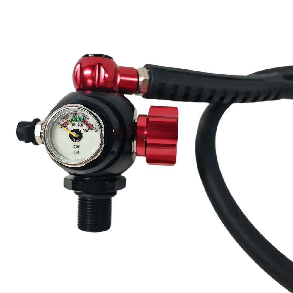 Scuba Diving Equipment Set with First Stage Relief Valve Second Stage  Breather Underwater Snorkelsr Pressure Reducing Valve Set