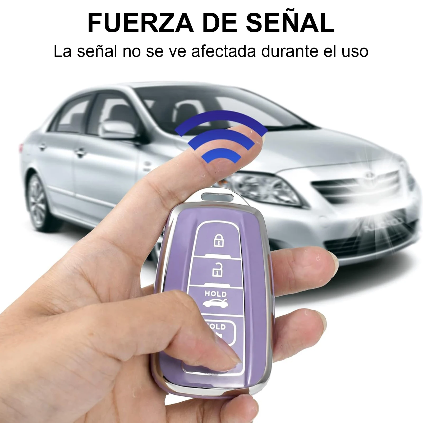 4 أزرار حافظة مفاتيح السيارة لتويوتا كورولا Rav4 كامري 70 برادو راف 150 حقوق الإنسان أفالون لاند كروزر بريوس المفاتيح