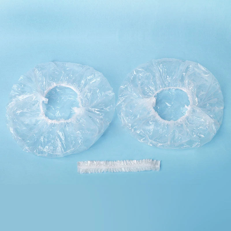 Disposable Elastic Food Covers Durable Lids For Bowls Plates Kitchen Food Saver Thickened Waterproof Plastic Shower Hair Caps