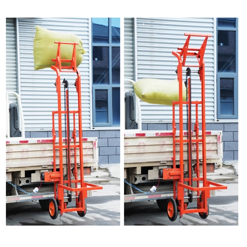 Electric lifter Automatic bale loader Carry-on 12V/24V automatic farm bale lifter Portable hoist 2M/2.5M/3M/4M