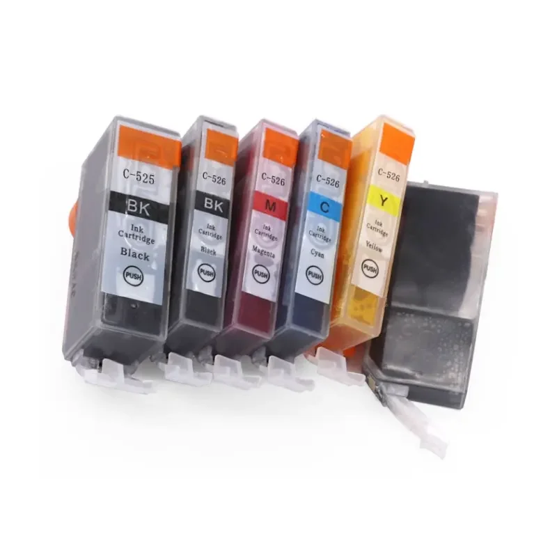 For canon PGI525 CLI526 ink cartridges PIXMA IP4850/IP4950/IX6550/MG5150/MG5250/MG5350/MG6150 inkjet  Printers ink cartridges