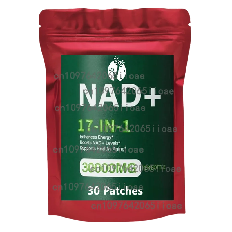 

30 пластырей NAD-добавок, содержащих реавертрол, никотинамид, нуклеосид и центритин - способствуют антивозрастную сотовую энергию