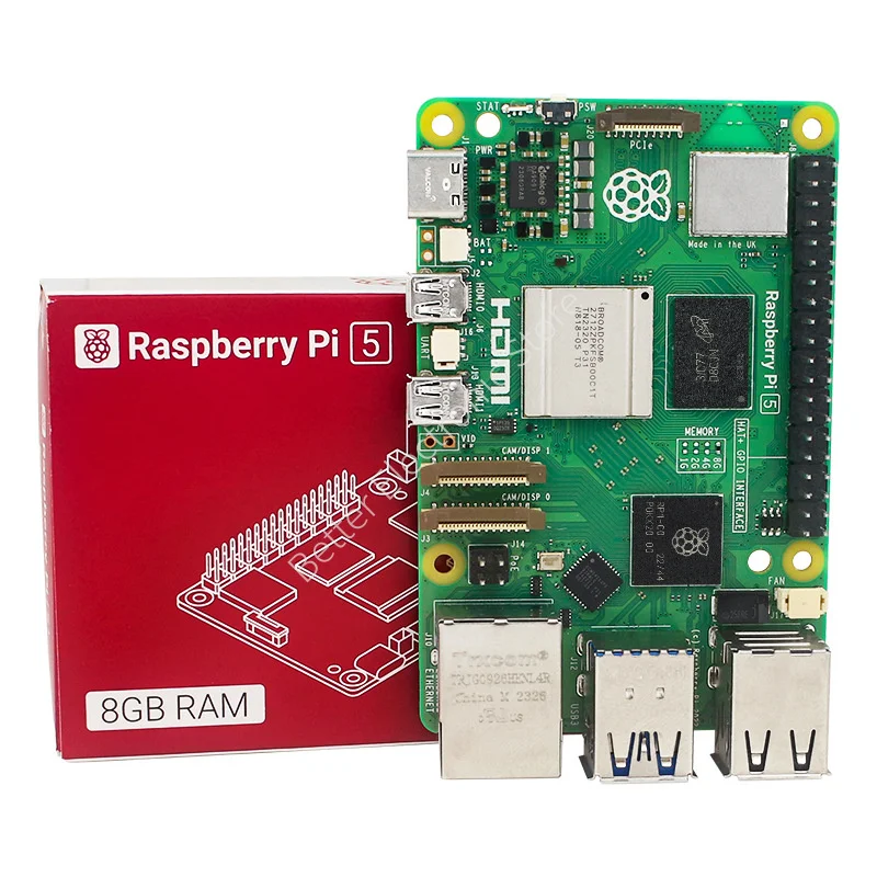 TopElec Raspberry PI 5 generation 5B 4GB/8GB/16G development board,motherboard for Python programming Learning AI suite