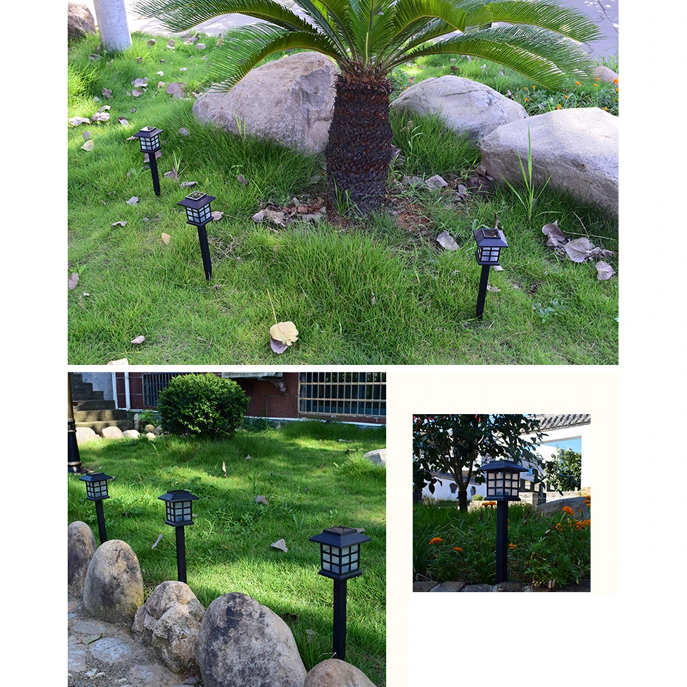 

2pcs Solar Garden Lights Led Lawn Light Decorative Outdoor Spot Light For Yard Patio Driveway Path Waterproof 7-Color Changing