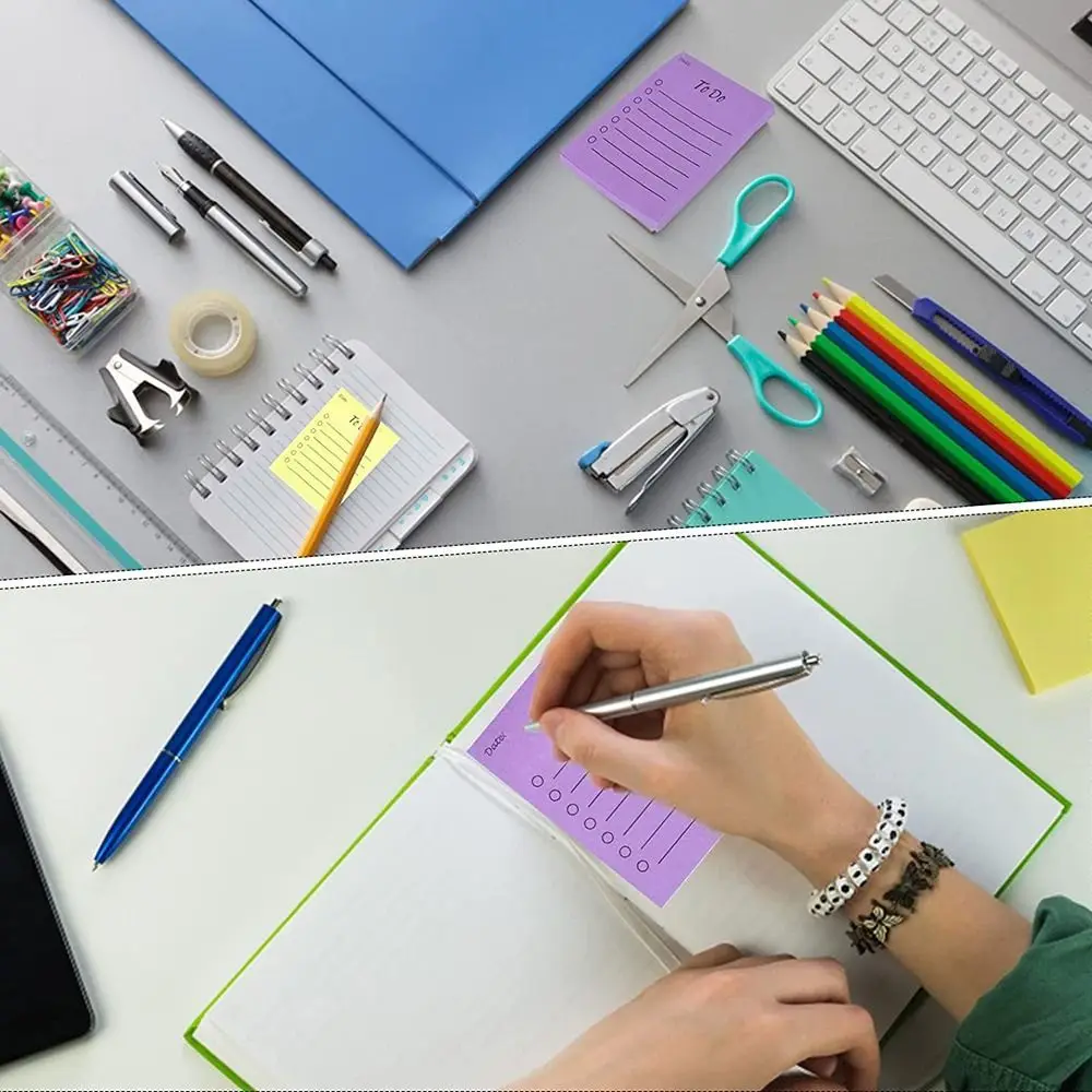 50 Sheets Sunny Day Weekly Plan To Do List Sticky Note Memo Pads Stationery Notepad Shopping Check List Message Notes