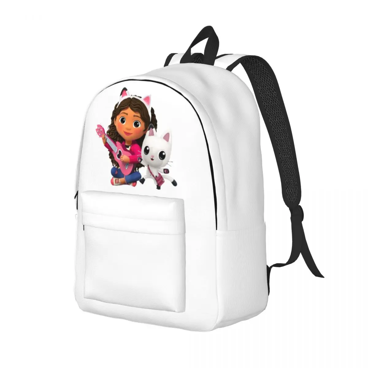 Gabby's Dollhouse Fashion Backpack Lightweight High School Hiking Travel Anime Daypack for Men Women College Shoulder Bag