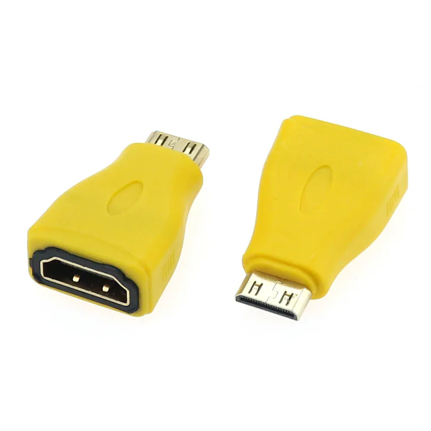 Male to Female Converter Mini HDMI-compatible Connector for HDTV 1080p HD TV Camcorder Extension Cable Adapter