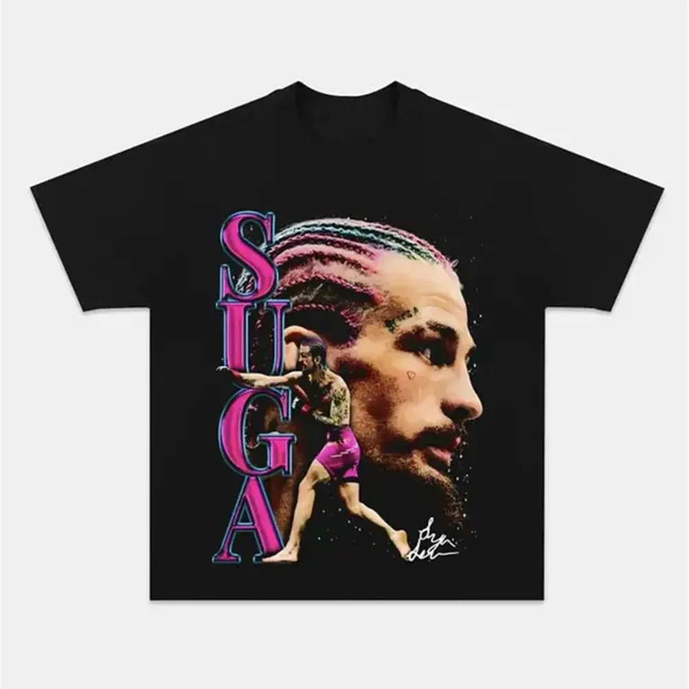 Suga Vintage Tee, Sean O'Malley T-Shirt, Unisex Shirt, Ufc Fighter Shirt, Hip Hop Graphic Tees, Gifts Shirt, Menswear Womenswear Streetwear