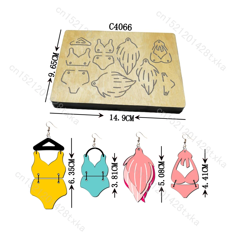 

Новые серьги Деревянные штампы для резки Скрапбукинг C4066 Несколько стилей