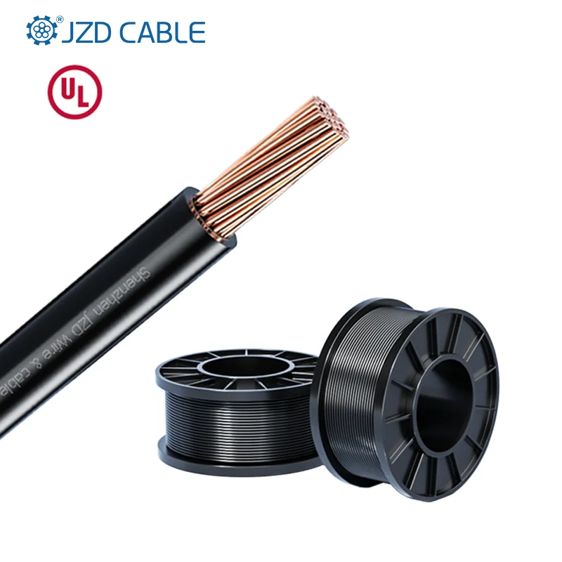 FV-1 Flame Retardant Solar Wire SIS Flexible Tinned Copper XLPE Insulation Oil Gas Resistant for Outdoor Photovoltaic Power Gene
