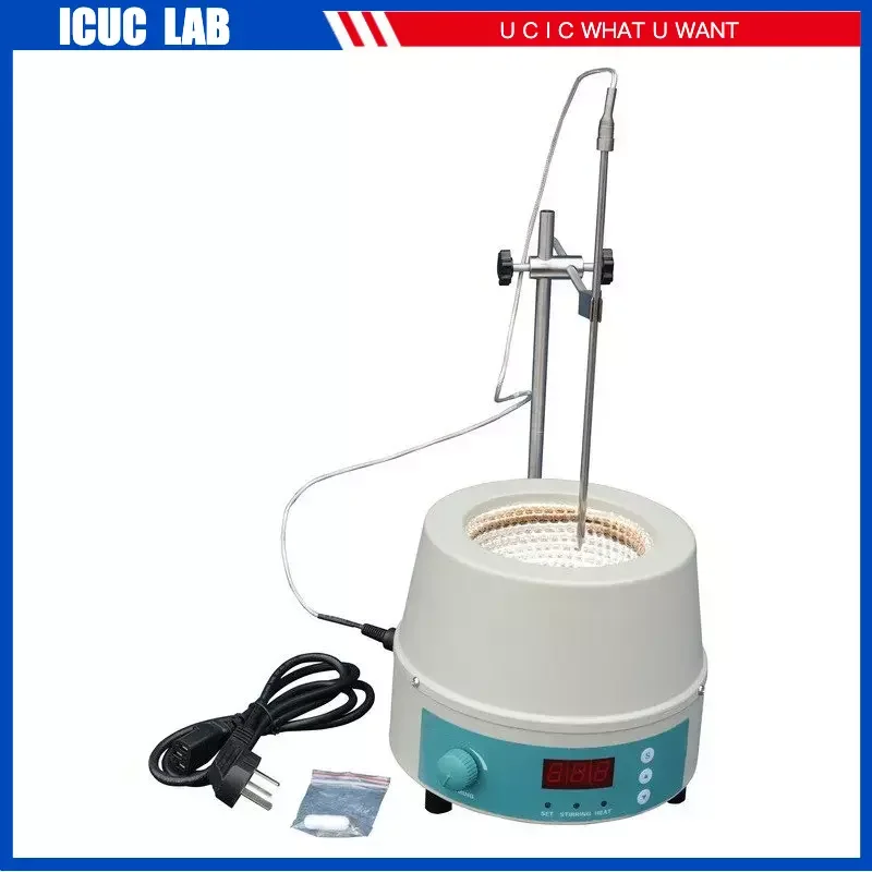 

50ml 100ml 250ml 500ml 1L 2L Lab School Digital Display Magnetic Stirrer Stirring Heating Mantle Equipment 98-III-B