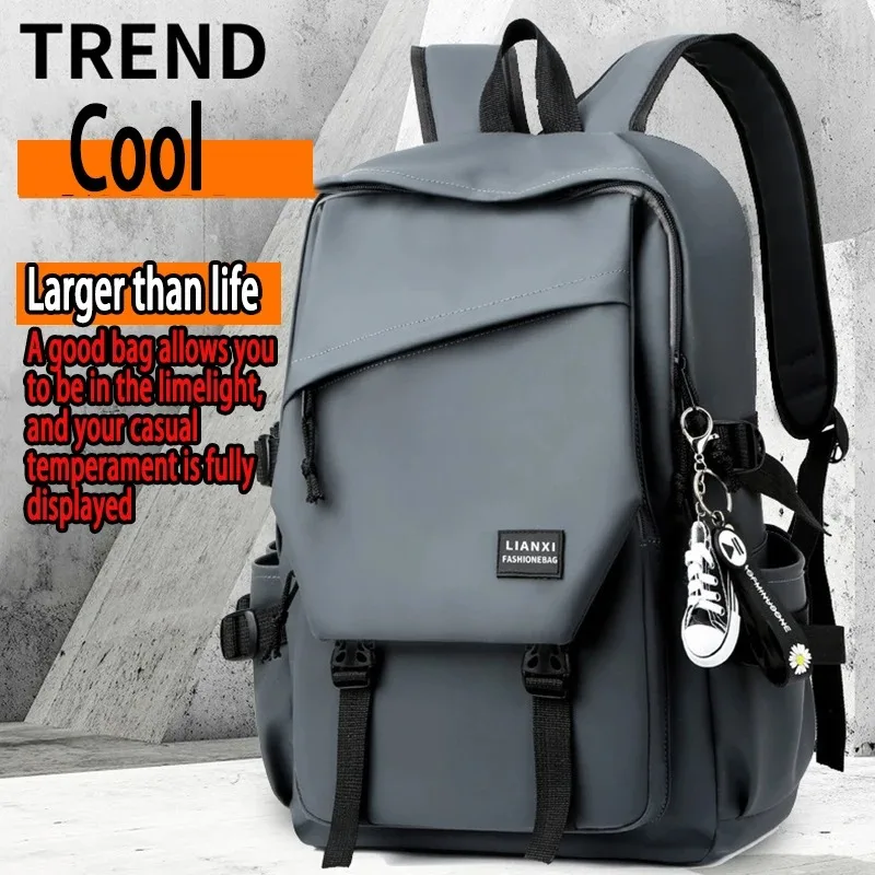 

Mochilas INS Large Capacity Backpack Men's Campus Backpack Travel Computer Bag Women's Korean Version Is Simple And Versatile