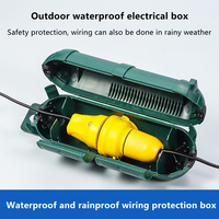 Outdoor Extension Cord Safety Cover With Waterproof Seal Electrical Connection Box To Protect Outdoor Outlet Plug