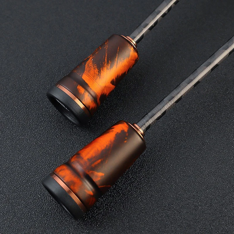 ROLLFISH Angelrute mit Massivholzgriff, UL Spinning Casting Forellen-Angelrute aus Kohlefaser, Superweiche Angelrute mit Schneller Aktion, 1,38-1,8m – Detail 5