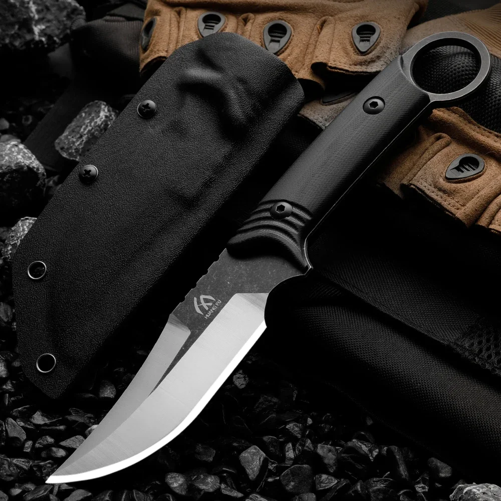 High quality multifunctional fixed blade - outdoor camping, rescue, and emergency survival knife, men\'s gift