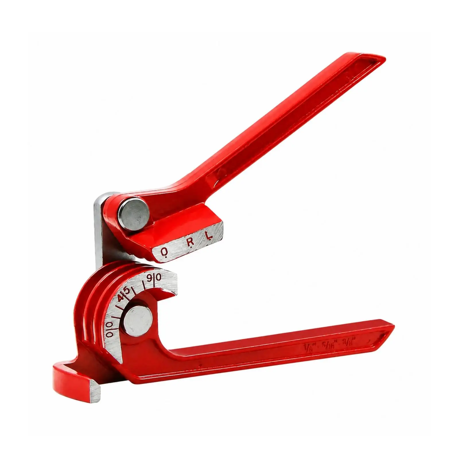 Hand Lever Tube Bender for Copper Aluminum Tubing with Angle Gauge Manual Workshop Pipe Tool - view 2