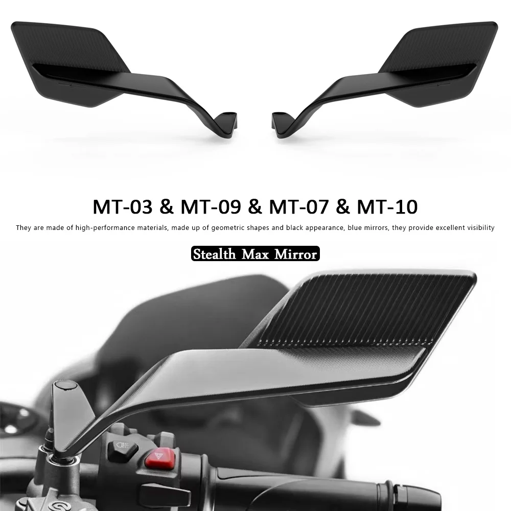 

Зеркала заднего вида Stealth Max Mirrors Sports Winglets для мотоциклов Yamaha MT-03, MT-07, MT-10, MT-10 SP, MT-09, MT-09 SP