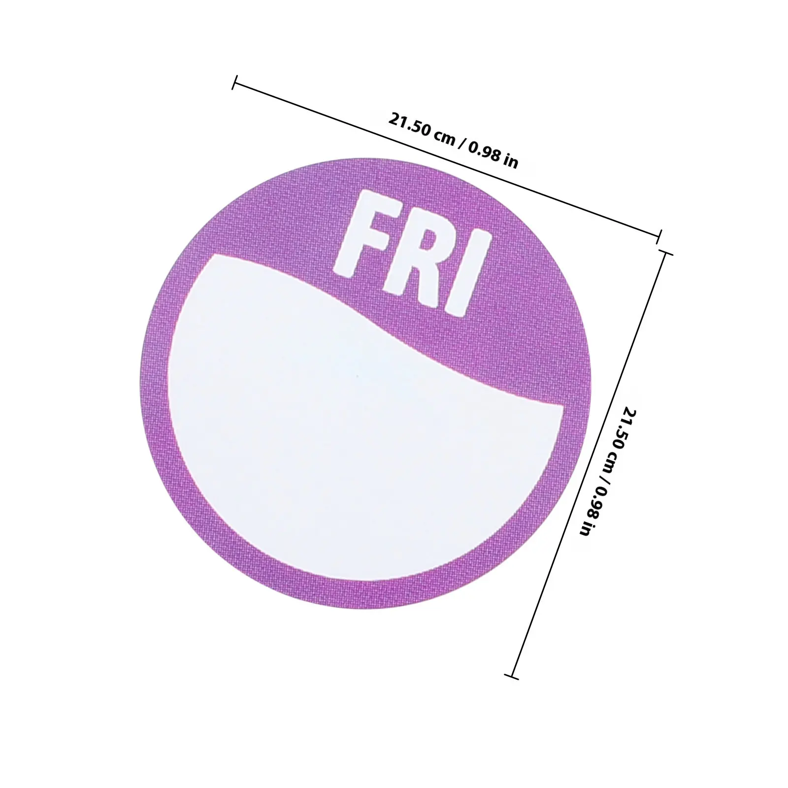 7Rolls Date Labels Stickers Days Week Removable Adhesive Weekday Food Packaging Inventory Control Bakery Restaurant