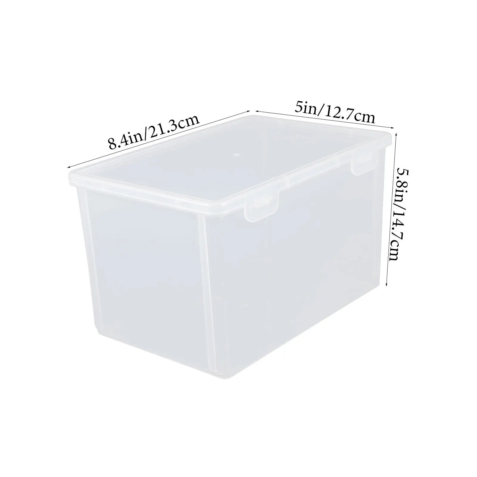Clear Bread Container Airtight Kitchen Storage Box Home Sealed Fridge Fruit Holder Fresh Keep Food Container Toast Crisper