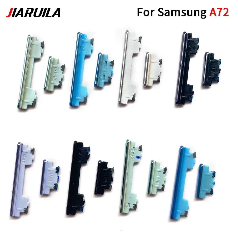 10 Pcs SIde Volume Button For Samsung A13  A23  A32 4G A72 Power ON / OFF Buttton Key Set Replacement Part