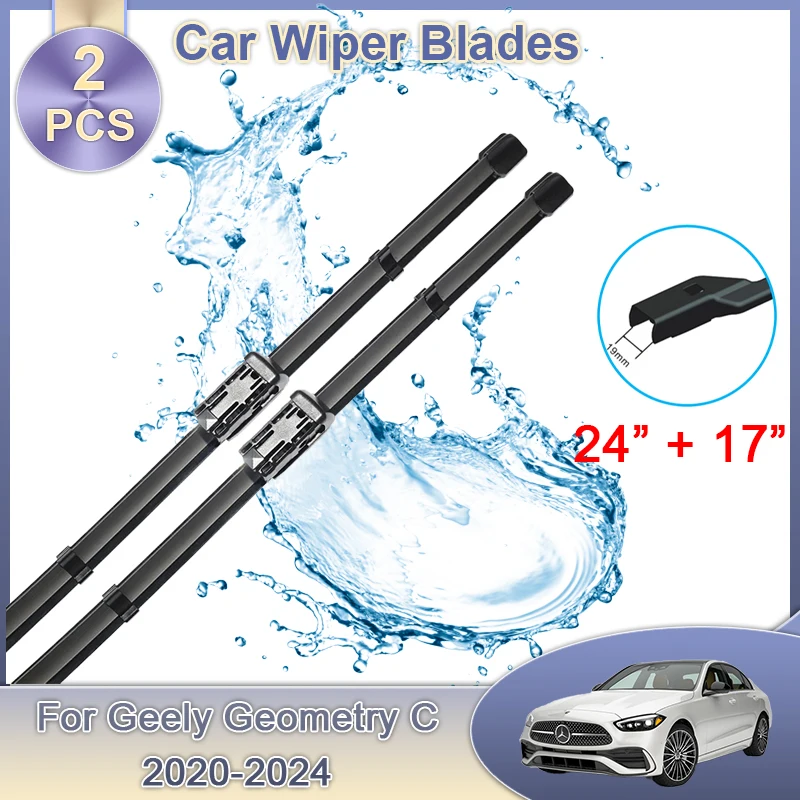 

Car Windscreen Wipers For Geely Geometry C 2020 2021 2022 2023 2024 Auto Front Rear Windshield Wipers Wiper Blades Accessories