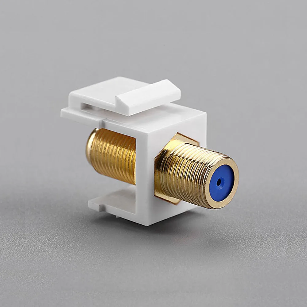 

5 шт. разъем F-типа 21 мм/28 мм коаксиальный разъем-вставка из цинкового сплава позолоченный разъем RG6 разъем F-типа