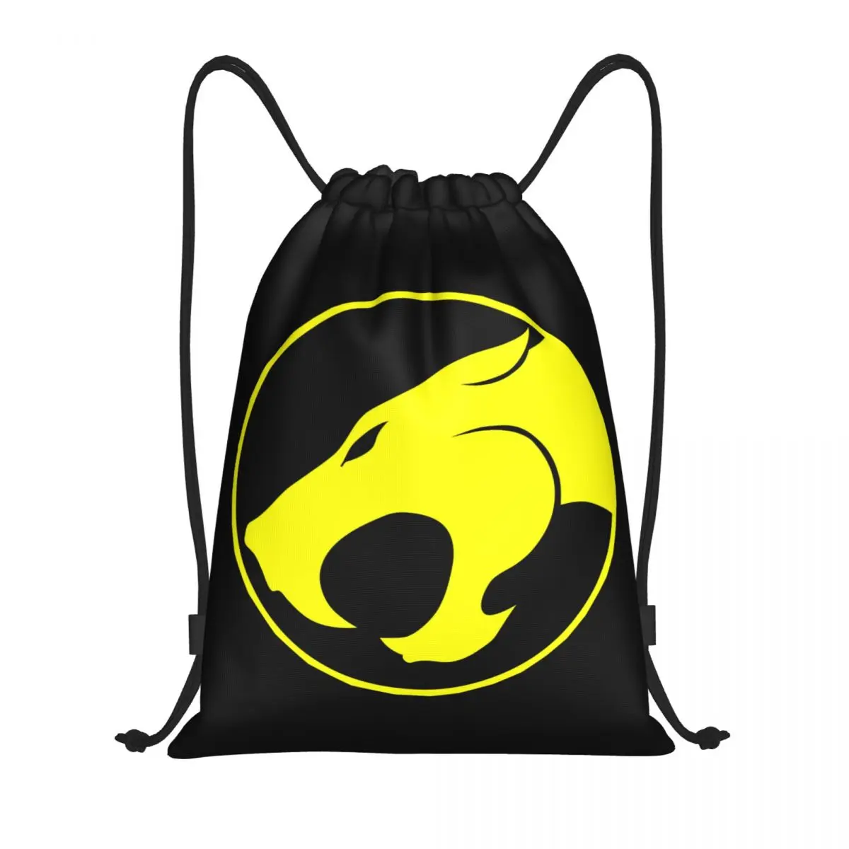 Mochila personalizada Thundercat Manga Anime Drawstring, leve sackpack esportivo para compras, homens e mulheres