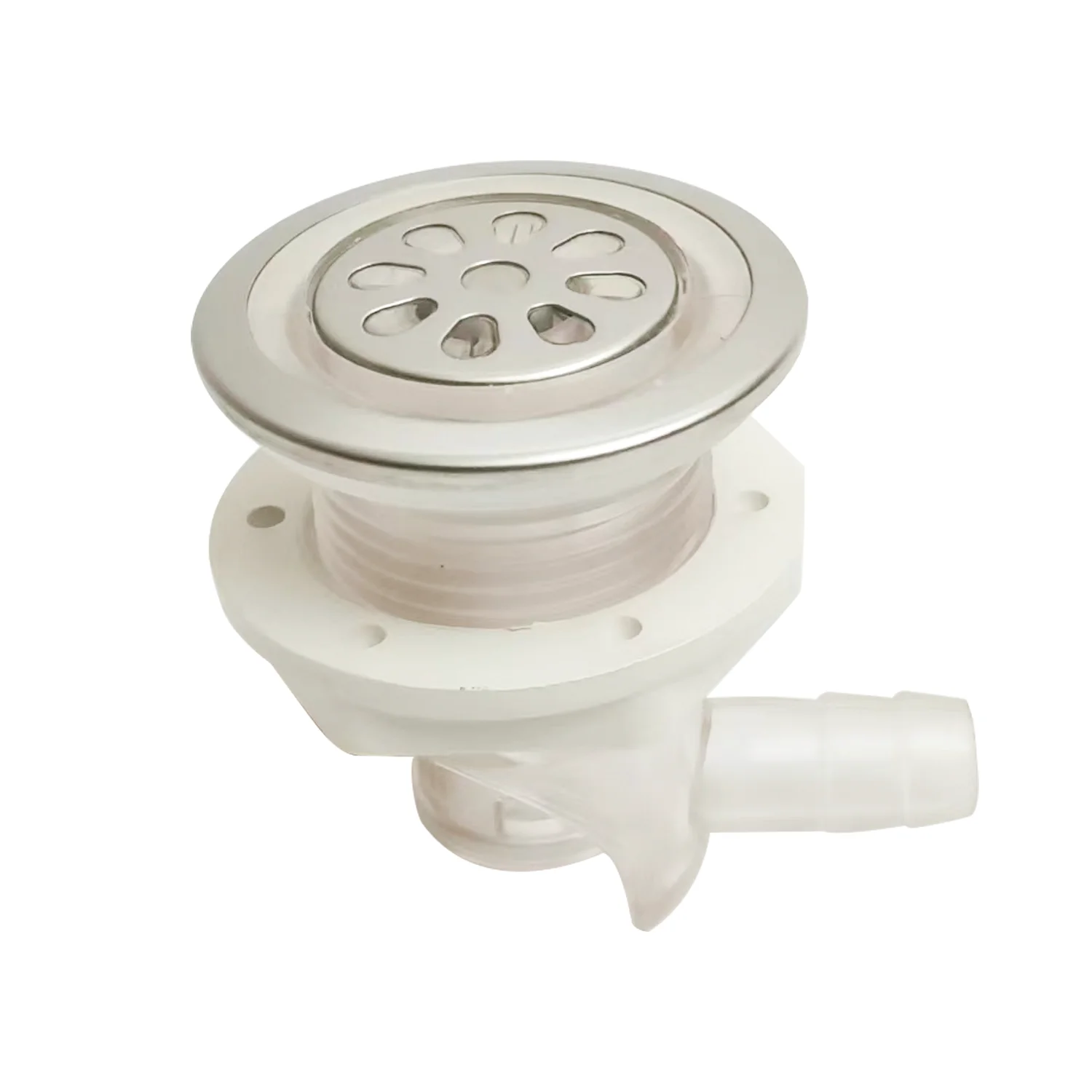 

10mm Nozzle 40mm Cover 9 Hole With Light Bubble Nozzle Stainless Steel Cap PVC Base Hot Tub Air Jet Massage Bathtub Jet Nozzle