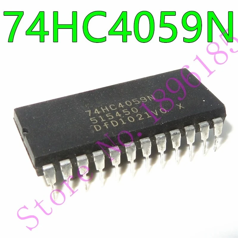 1PCS 74HC4059N 74HC4059   Programmable divide-by-n counter
