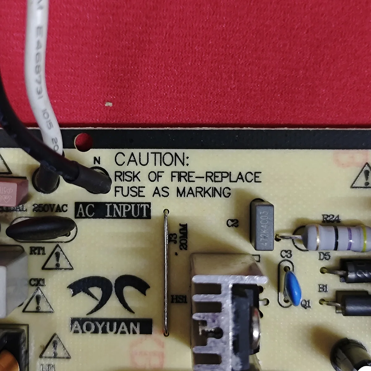 Test working power board for AY041P-1HF01 131.2233 KB-5150 E302227