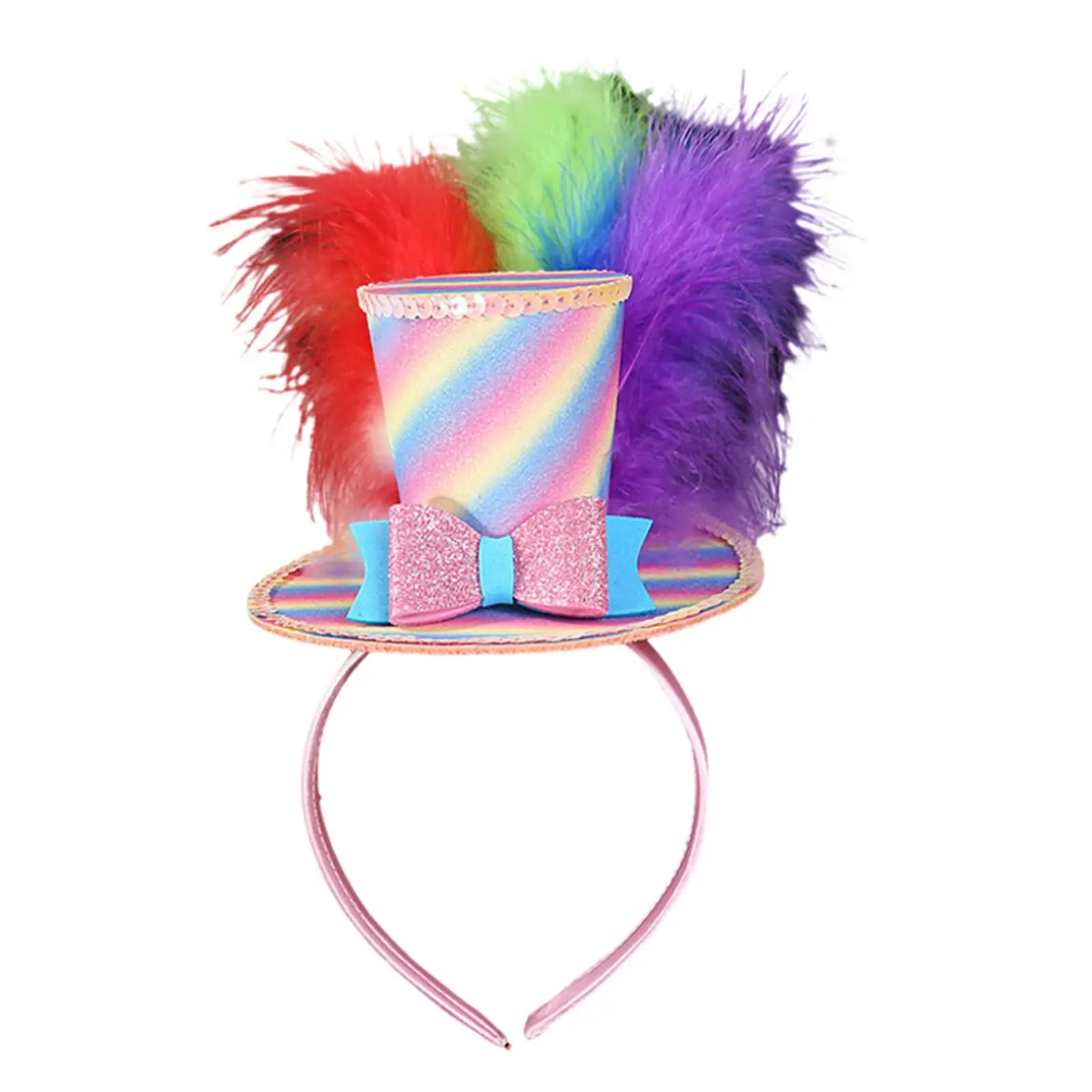 Hoge Hoed Hoofdband Decor Hoofddeksels Verkleed Haarband Schattige Feest Hoofdband Voor Rollenspel Halloween Verjaardag Festival Cosplay