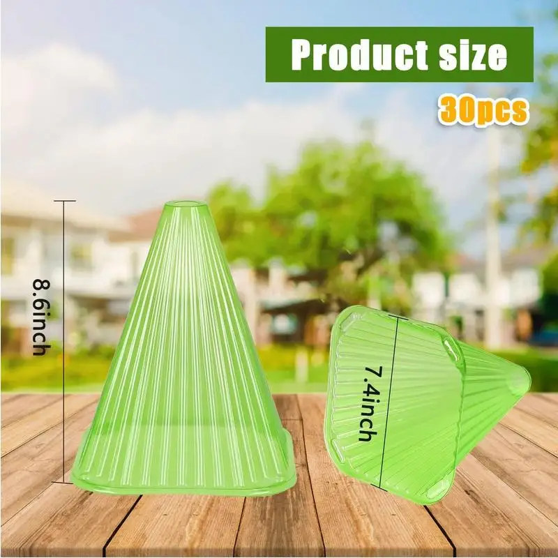 Garden Cloches for Plant Plant Bell Cover-Connectable Transparent Plant Covers for Protection Vegetables Seed from Frost Animal