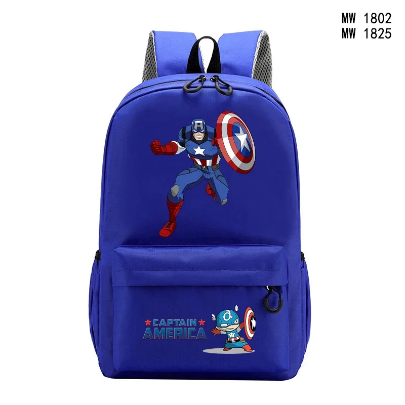 Marvels Superheros Student School Bags Cartoon Printed Children Back To School Backpack Teenager School Supplies Casual Knapsack