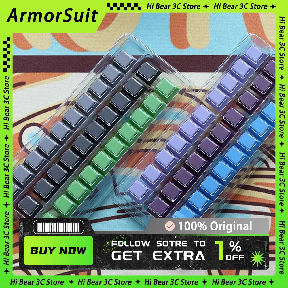 ArmorSuit Relegendables Keycaps Mechanical Keyboard Switch New Arrivals Support Ergonomic For Pc Gamer Accessories Multi Color