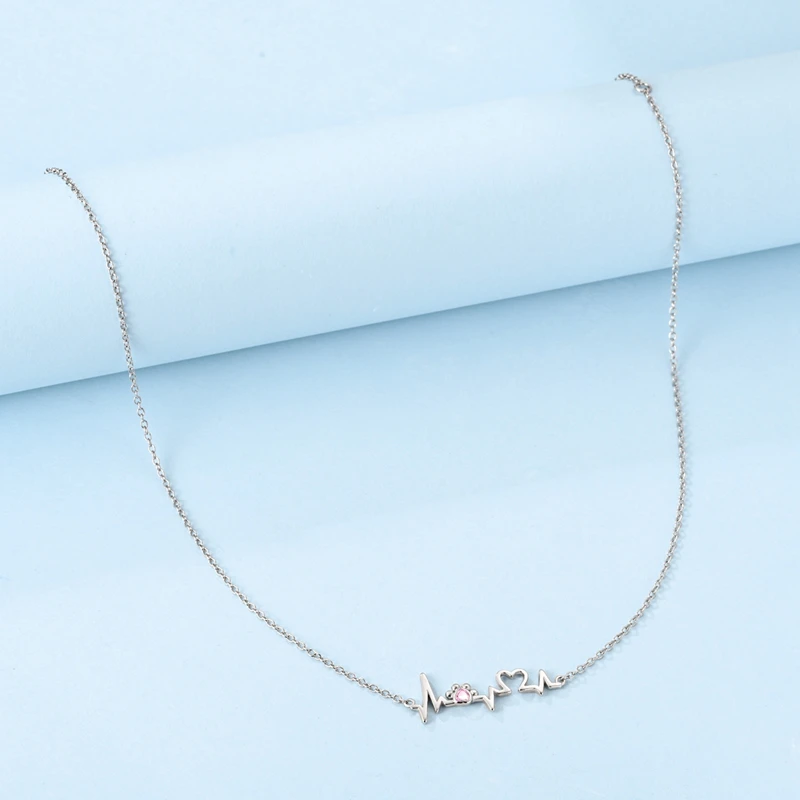 2024 HOT 925 Sterling Silver Heart Necklace Halo Heart Choker Fashionable Luxury Chains Women Jewelry Gift Valentine\'s Day Gift