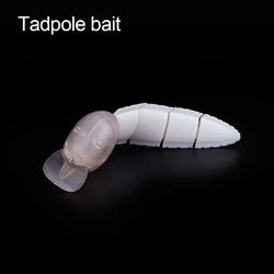 Hanlin 2/5pcs DIY 152mm/33g Tadpole Bait Glide Shad Bait Slide Bass Unpainted Fishing Lures Blanks Hard Body Wobbler Lure Tackle