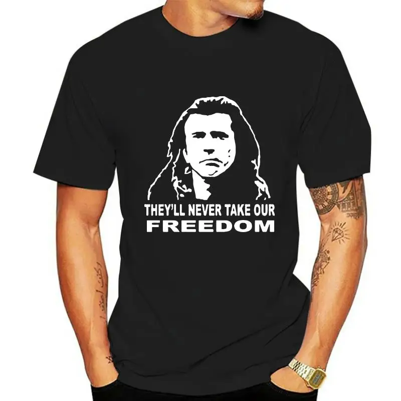 Braveheart William Wallace Movie Tribute T Shirt S 3xl Cotton Men T-shirts Classical