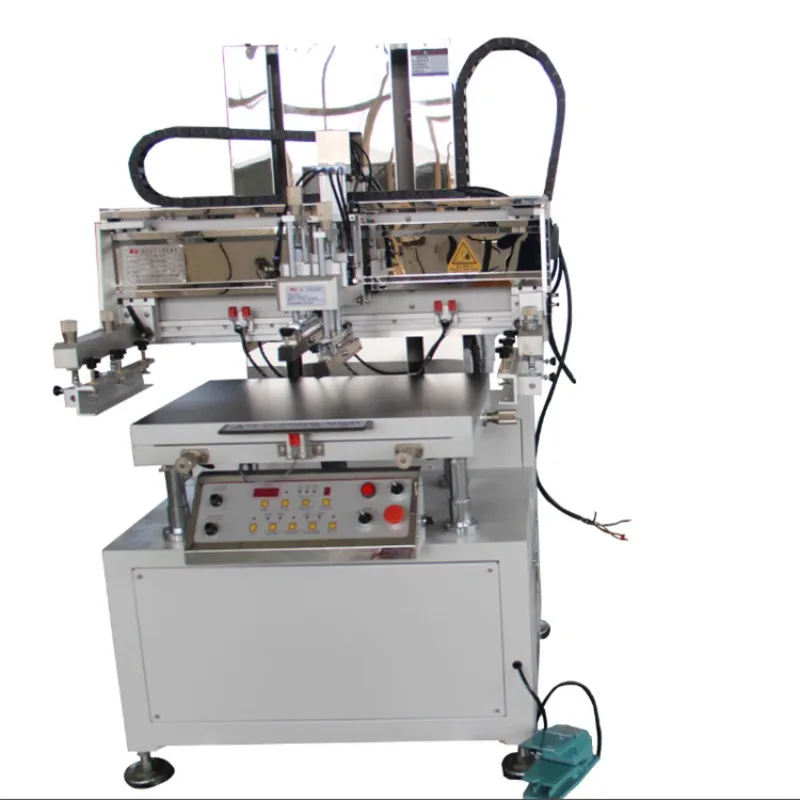 Large glass printing machine, semi-automatic desktop equipment specification screen printing machine