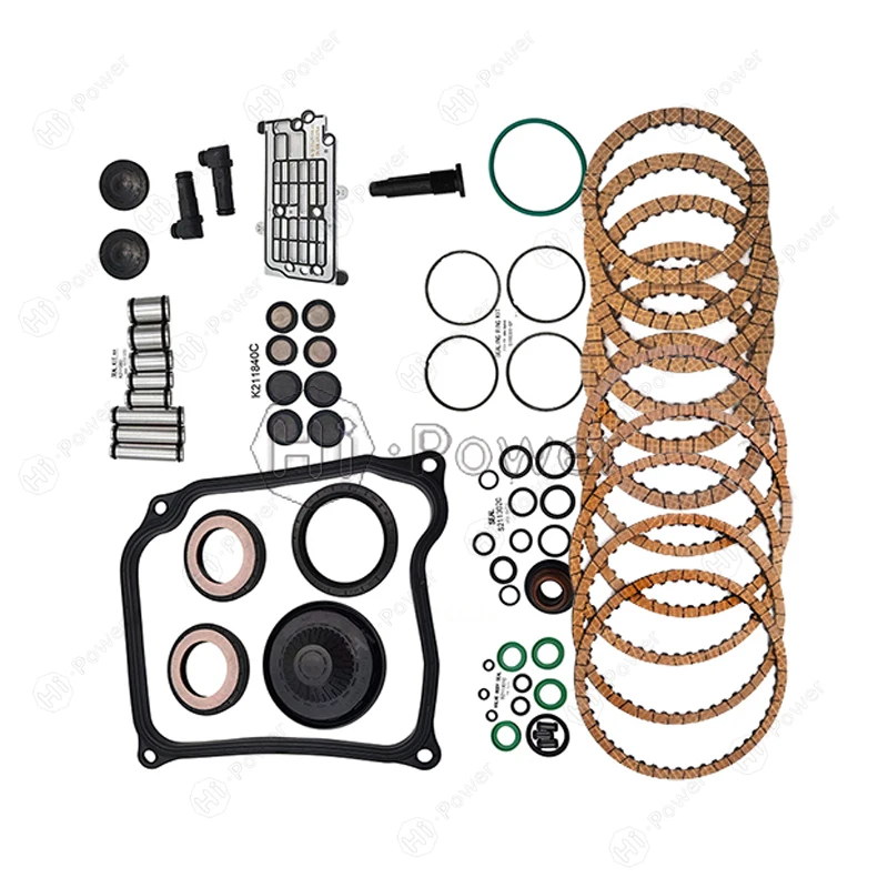 DQ500 0BH DSG Auto Transmission Repair Kit Tube Piston Kit Friction Plate For Audi Q3 OBH Gearbox Disc Overhaul Kit