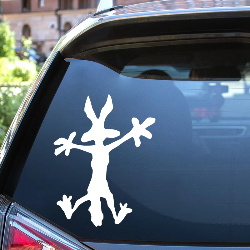 Interesting Car Stickers For Coyote Crash Койот Motorcycle Decal High-quality waterproof PVC Windshield Auto Accessories