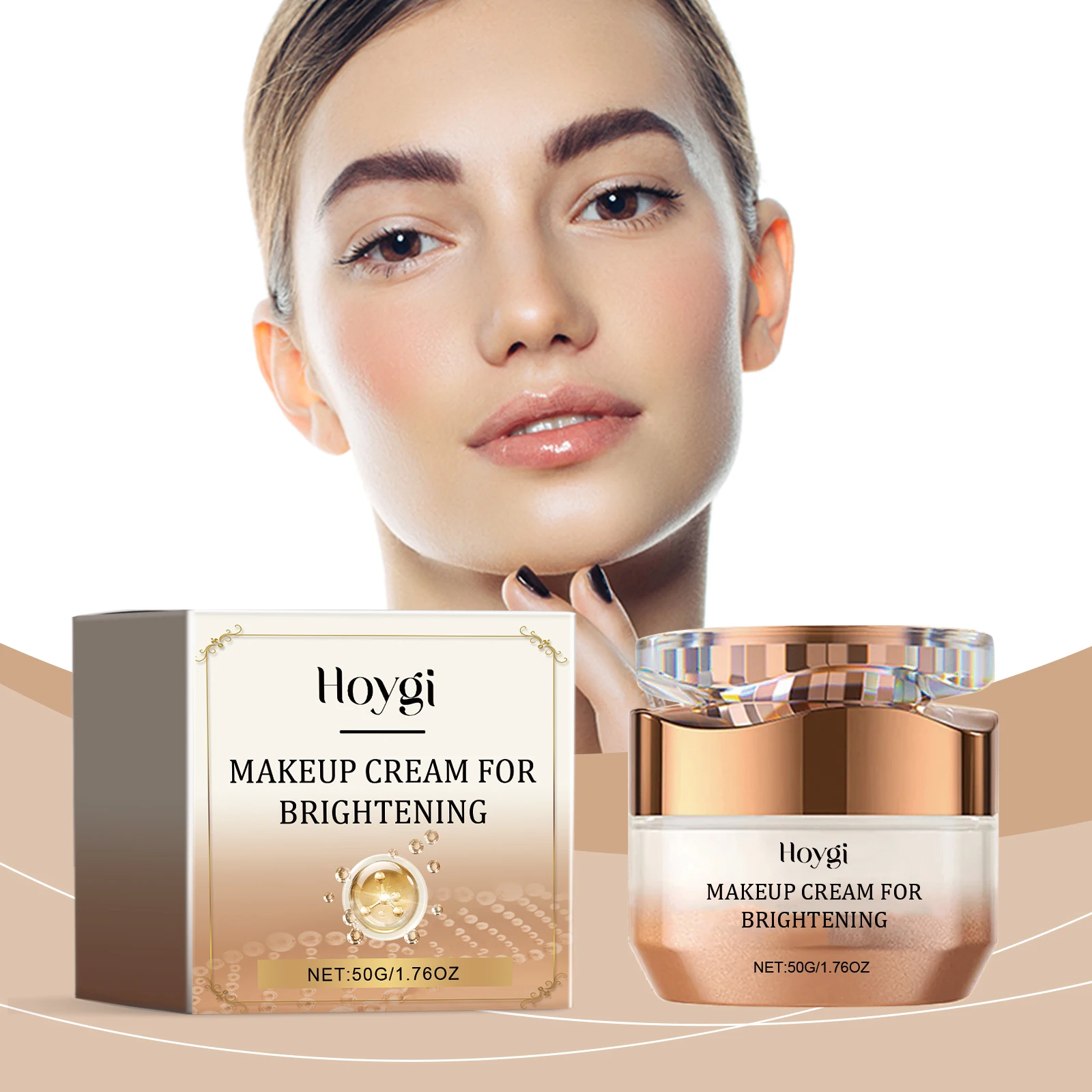 

Hoygi Ниацинамид женский простой крем с эссенцией ниацинамида, увлажняющий осветляющий консилер для ухода за кожей, простой крем