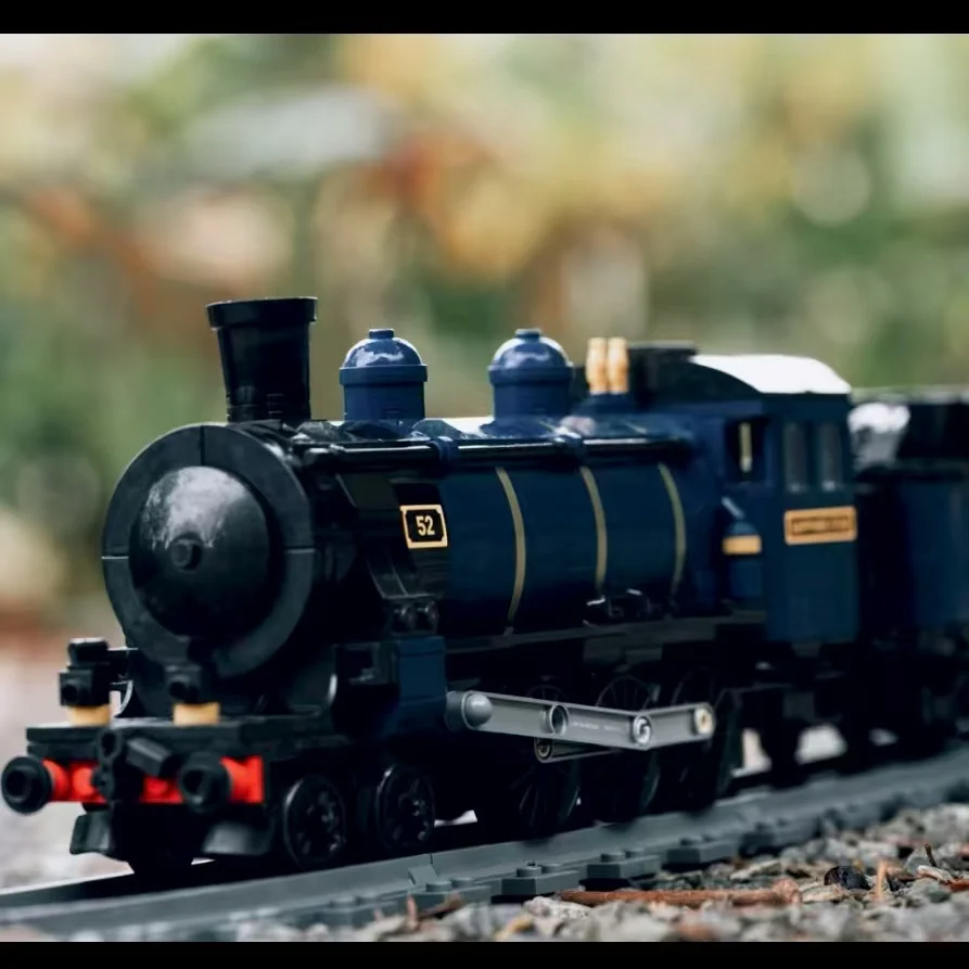 2024 New Express Train Classic 140th Anniversary Luxus-Zug-Lokomotive-Transportbausteinmodell, kompatibel mit 21344