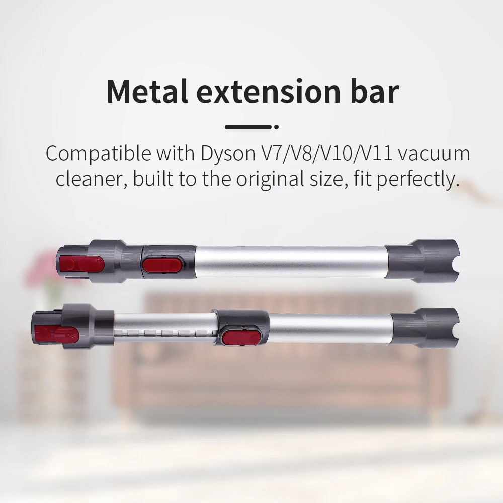 تلسكوبي تمديد قضيب عصا أنبوب مستقيم موصل أنبوب ل دايسون V7 V8 V10 V11 مكنسة كهربائية يده اللاسلكي