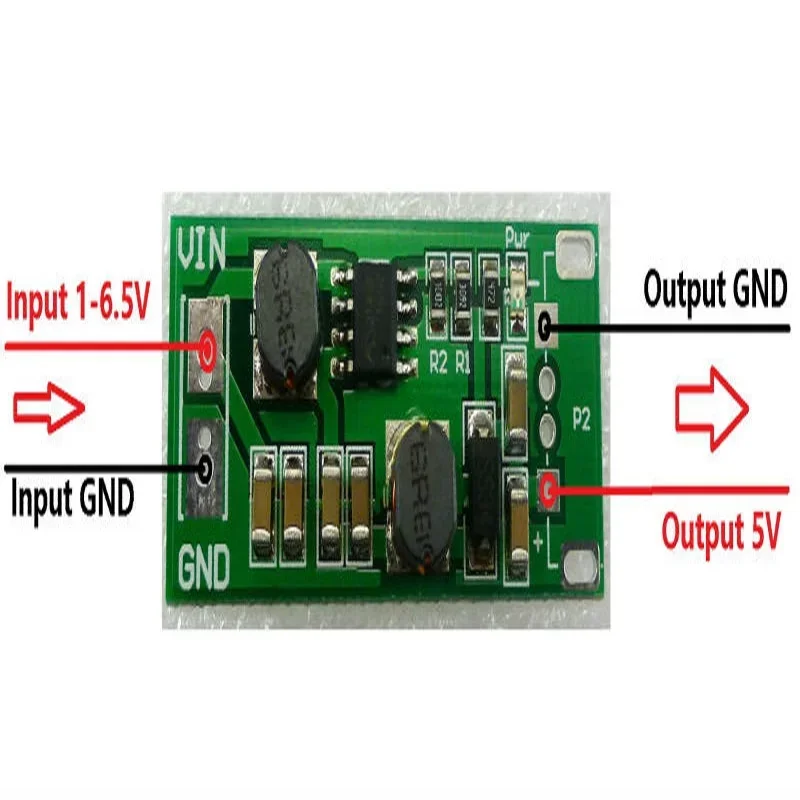 5 Pcs 5W 3V 3.3V 3.7V 4.2V 5.5V to 5V buck-boost step up down DC DC converter Power supply module