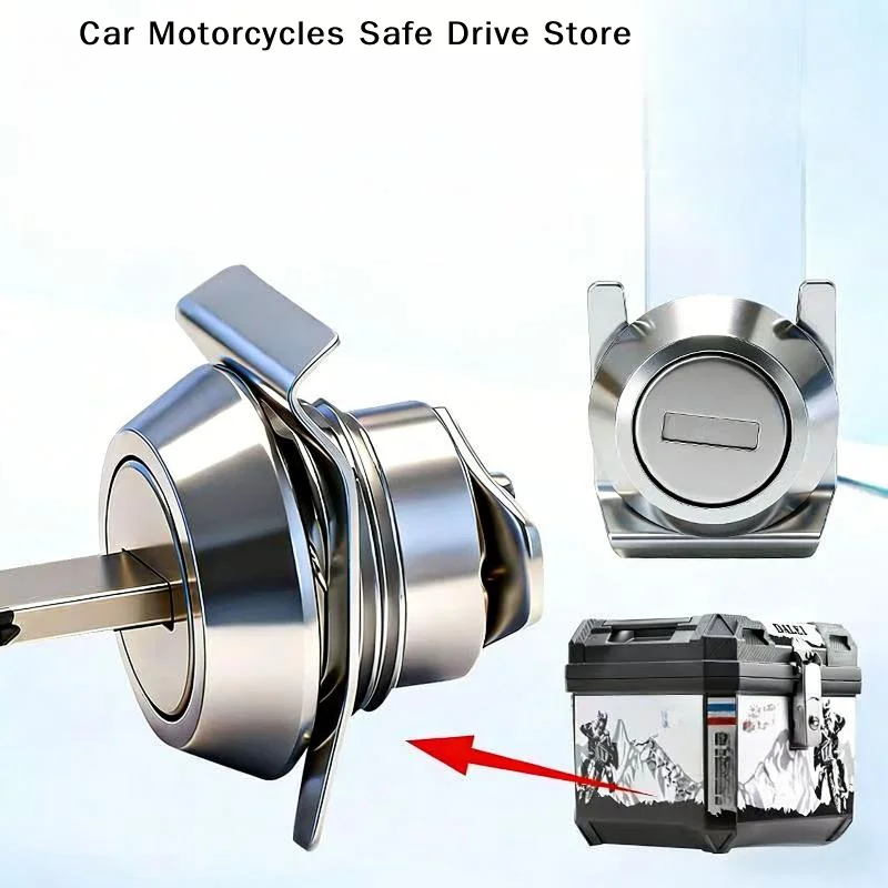 

1Set Cylinder Core Plug And Keys Motorcycle Top Box Lock For 25L 32L 36L 40L 45L 50L 55L 60L 65L 80L 85L 100L Top Case Universal