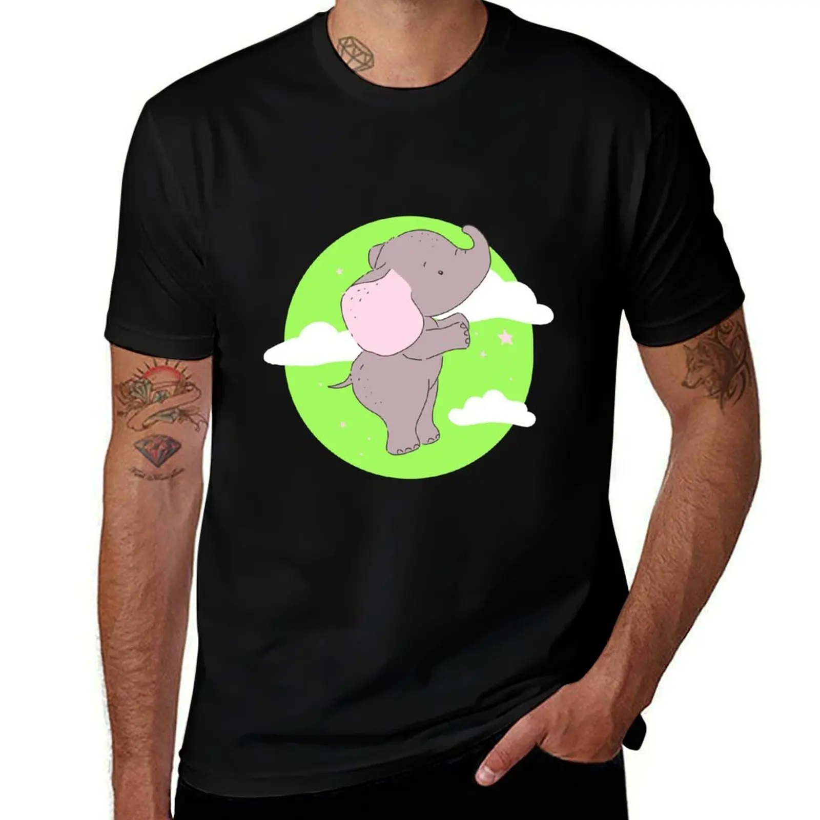 

Tiny Tusker Stand - Baby Elephant Kids Tee T-Shirt funny shirt cotton croswit shirt man graphic t shirts vintage t shirt men