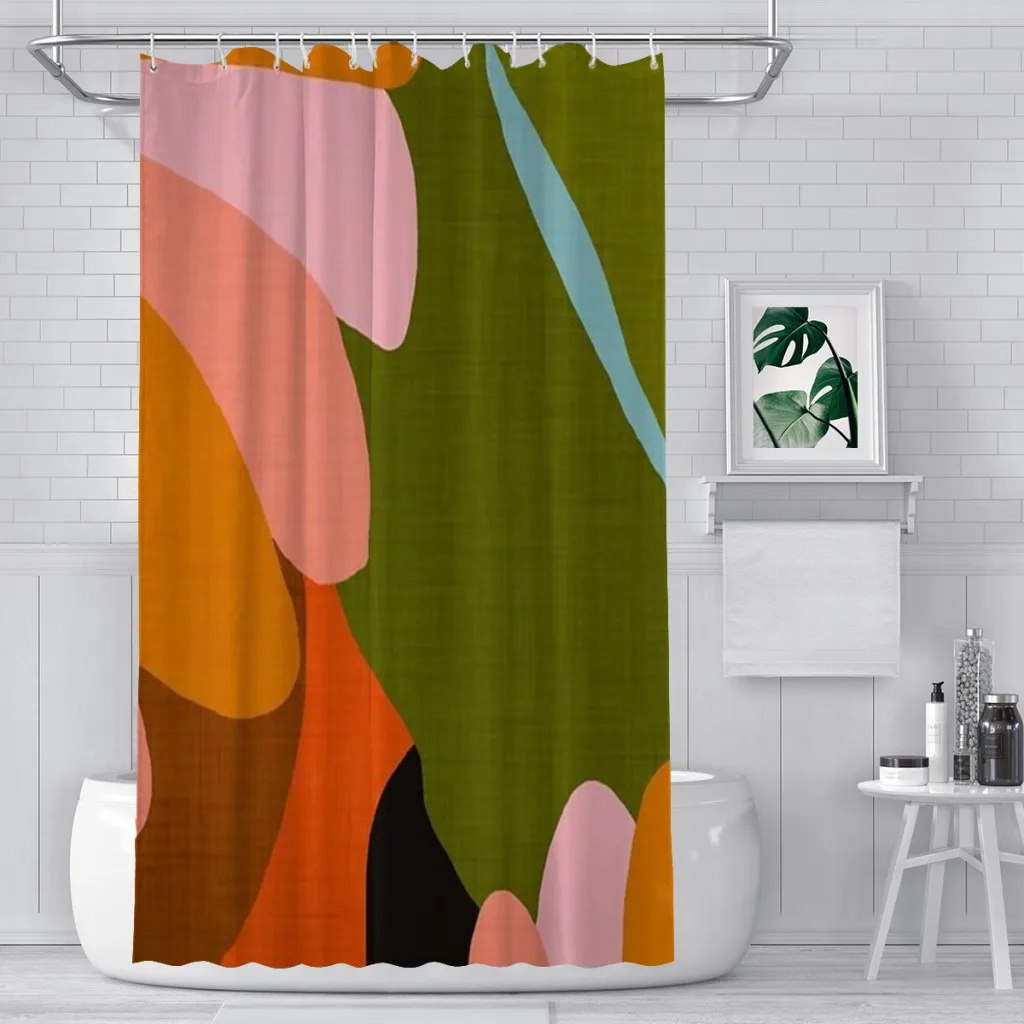 

Floria Shower Curtain for Bathroom Aesthetic Room Decoration