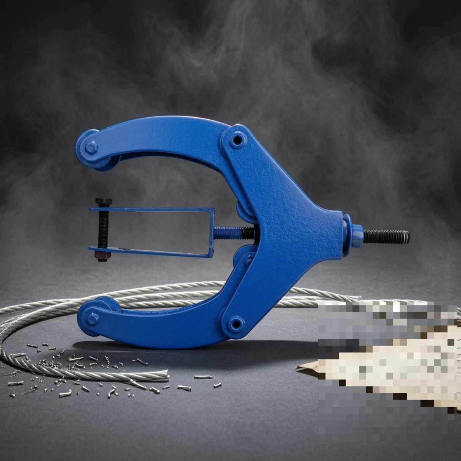 Wire Rope Crimping Tool Forged Wire Rope Tensioner Cable Swaging Tool Threaded Spindle Ferrule Crimper Wrench Operated