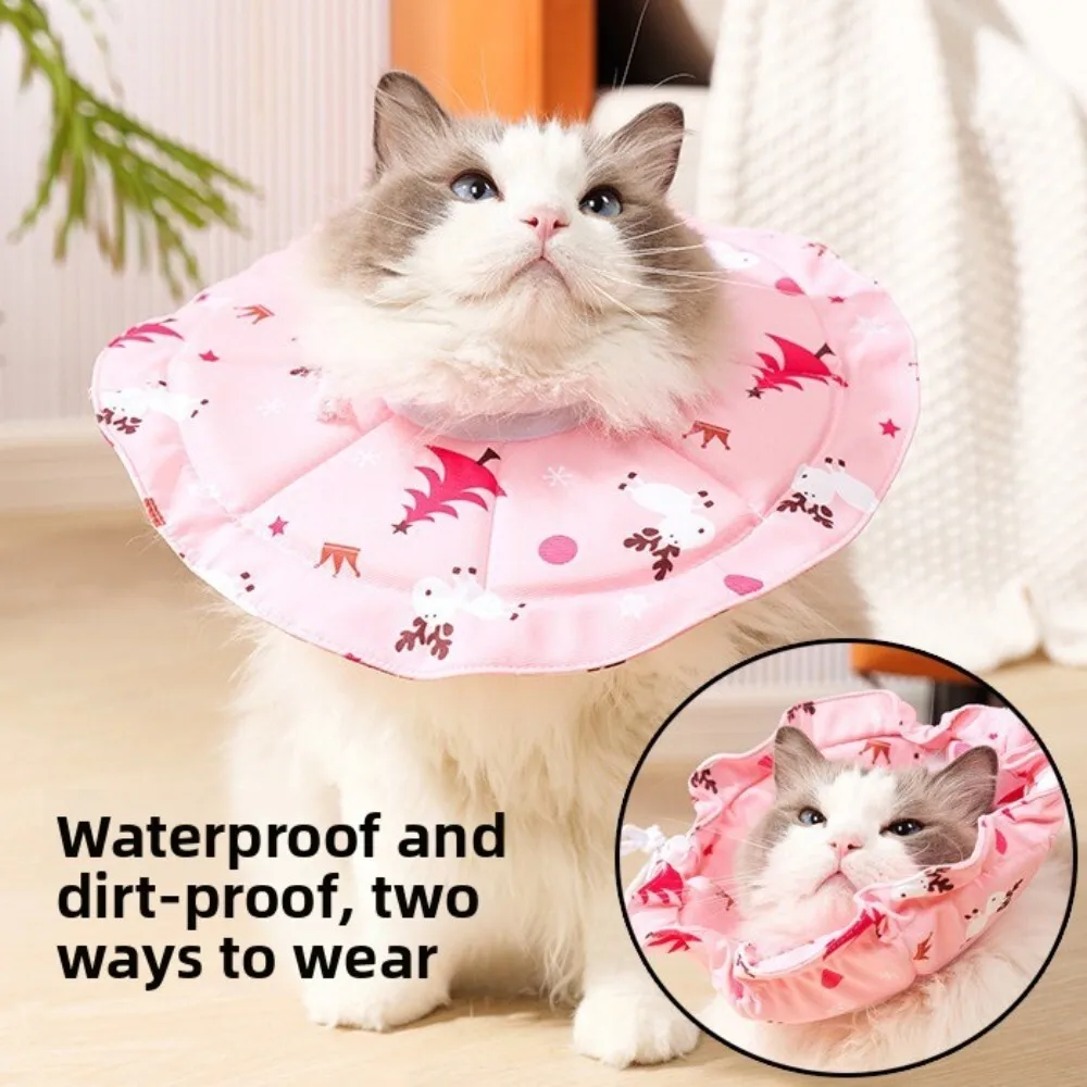 

Elizabethan Collar for Cats and Dogs Thin Neck Guard to Prevent Licking Biting and Scratching After Surgery or Injury Care 124